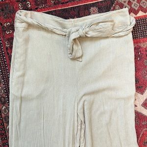 H&M tie waist pants